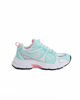 Immagine di SOPRANI SPORT - Sneakers bianca con lacci e dettagli verde acqua