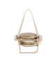 Immagine di ENRICO COVERI - Borsa a spalla beige con pochette frontale removibile, tracolla removibile