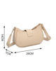 Immagine di ENRICO COVERI - Borsa a tracolla taupe con mini pattina