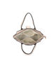 Immagine di ENRICO COVERI - Borsa a due manici beige con mini pattina, tracolla removibile