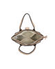 Immagine di ENRICO COVERI - Borsa a due manici taupe con mini pattina, tracolla removibile