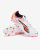 Immagine di PUMA ULTRA 5 PLAY MG - Scarpa da calcio bianca/rosso fluo e nera - 108328-01