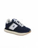 Immagine di RIFLE - Scarpa blu da uomo con lacci e logo laterale