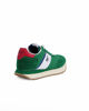 Immagine di RIFLE - Scarpa verde da uomo con lacci e logo laterale