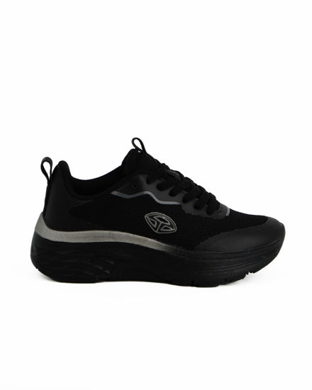 Immagine di SOPRANI SPORT - Sneakers nera con lacci e logo laterale