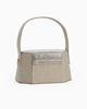 Immagine di DIVAS - Pochette rigida glitterata oro con patta strass, tracolla removibile
