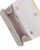 Immagine di DIVAS - Pochette oro glitterata con filo di strass sulla patta, tracolla removibile