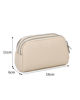 Immagine di NARDINI - Pochette beige con tre scomparti e laccio al polso removibile