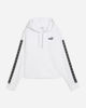 Immagine di PUMA - FELPA CON CAPPUCCIO TAPE COMFORT CROP BIANCA - 685011-02