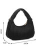Immagine di RIFLE - Minibag nera trapuntata con tracolla removibile