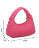 Immagine di RIFLE - Minibag rosa trapuntata con tracolla removibile