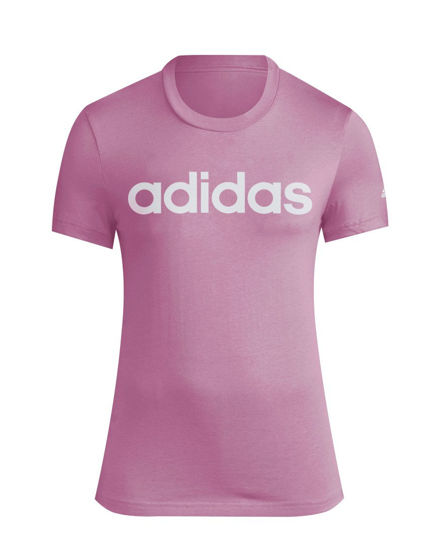 Immagine di ADIDAS - TSHIRT LIN T A MANICHE CORTE VIOLA E BIANCA - IY9192