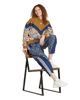 Immagine di ADIDAS - FELPA CON CAPPUCCIO FARM HOODIE OCRA/BLU - IV9738