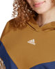 Immagine di ADIDAS - FELPA CON CAPPUCCIO FARM HOODIE OCRA/BLU - IV9738