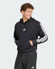 Immagine di ADIDAS - FELPA CON CAPPUCCIO 3S FT HD NERA -  JD1874