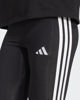Immagine di ADIDAS - LEGGINGS 3S SJ LEG NERO CON BANDE BIANCHE - JE0072