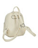 Immagine di RIFLE - Zaino beige con tasca frontale con strass sulla patta