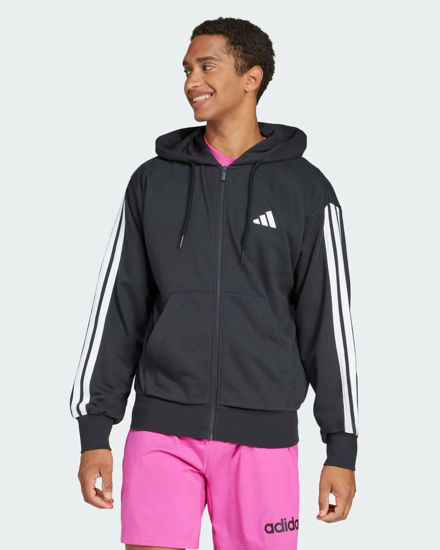 Immagine di ADIDAS - FELPA CON CAPPUCCIO 3S FT FZ HD DA UOMO NERA - JD1877