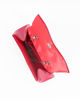 Immagine di MISS GLOBO - Pochette rossa effetto vernice con patta e dettaglio cuore in strass