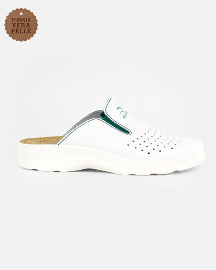 Immagine di FLY FLOT- Ciabatta sanitaria in VERA PELLE,  MADE IN ITALY