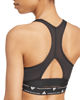 Immagine di ADIDAS - TOP PWRCT 3S BRA NERO CON LOGO BIANCO DA DONNA- JG1404