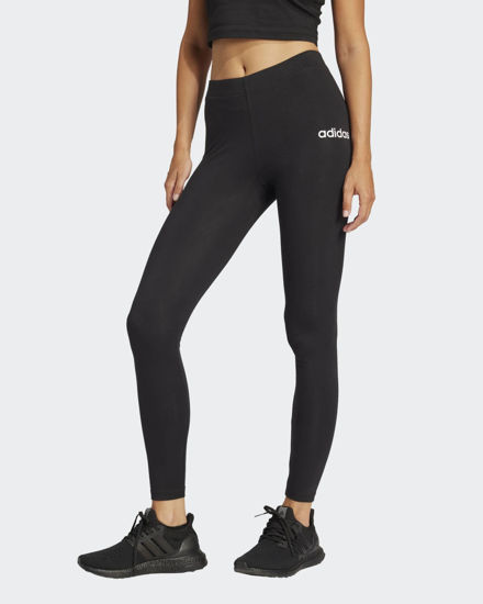 Immagine di ADIDAS - LEGGINGS LIN SJ LEG NERI CON LOGO BIANCO DA DONNA - JG8621