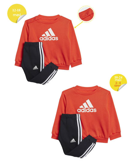 Immagine di ADIDAS - TUTA KIDS BOS LOGO JOG ARANCIONE - IS2518