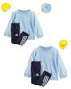 Immagine di ADIDAS - TUTA COMPLETA DA BAMBINI 3S JOG AZZURRO/BLU - IZ4987