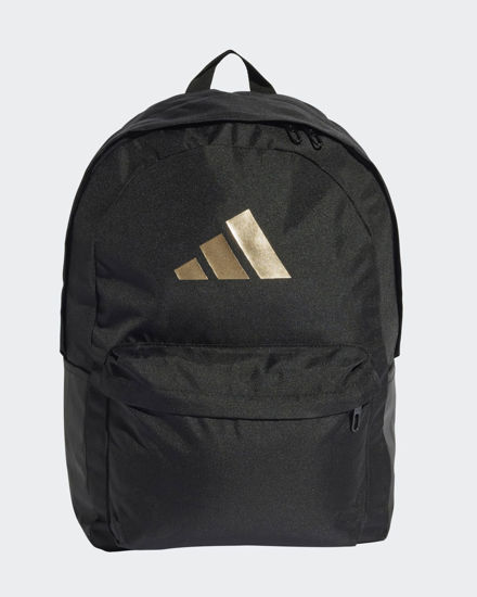 Immagine di ADIDAS - ZAINO CLASSIC BARS BP NERO E ORO -  IS7048