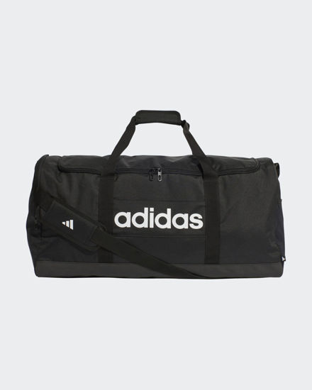Immagine di ADIDAS - BORSONE LINEAR DUFFEL L NERO CON LOGO BIANCO - JE8344