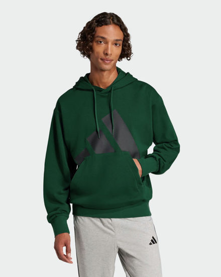 Immagine di ADIDAS - FELPA CON CAPPUCCIO BL FT HD  VERDE DA UOMO - JE8896