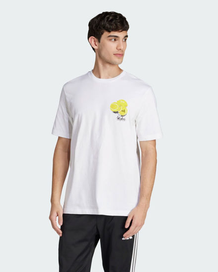 Immagine di ADIDAS - T-SHIRT BIANCA L SL LEMON DA UOMO - JJ3959