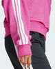 Immagine di ADIDAS - FELPA CON CAPPUCCIO FUXIA 3S FT QZ HD DA DONNA - JN1953
