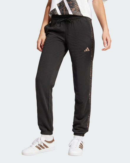 Immagine di ADIDAS - PANTALONE ANIMAL 3S FT PT NERO/ANIMAL DA DONNA-  JM5892