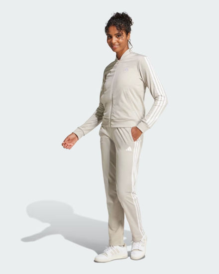 Immagine di ADIDAS - TUTA COMPLETA BEIGE E BIANCA TR TS T.U. DA DONNA - JD2686