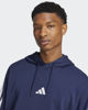 Immagine di ADIDAS - FELPA CON CAPPUCCIO 3S FT HD BLU SCURO - JD1872