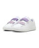 Immagine di PUMA - SNEAKER JUNIOR SMASH 3.0  BIANCA E LILLA CON GLITTER, NUMERATA 28/35 - 395609-06