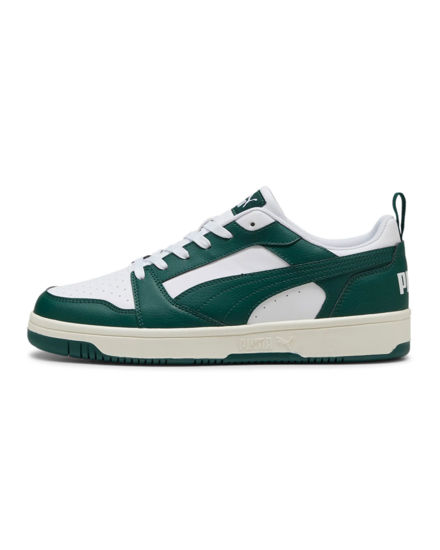 Immagine di PUMA - SNEAKERS REBOUND V6 LOW, BIANCA E VERDE -  392328-43