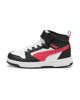 Immagine di PUMA -SNEAKERS ALTA JUNIOR REBOUND V6, NERA E ROSSA,  NUMERATA 28/35 - 393832-16