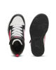 Immagine di PUMA -SNEAKERS ALTA JUNIOR REBOUND V6, NERA E ROSSA,  NUMERATA 28/35 - 393832-16