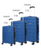 Immagine di AMERICAN TOURISTER - TROLLEY BLU 4 RUOTE IN ABS CON COMBINAZIONE TSA