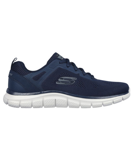 Immagine di SKECHERS - TRACK BROADER - Sneakers blu con soletta ammortizzata memory foam