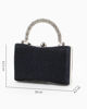 Immagine di CLUTCH TUTTA STRASS SCLOCCO E MANICHETTO