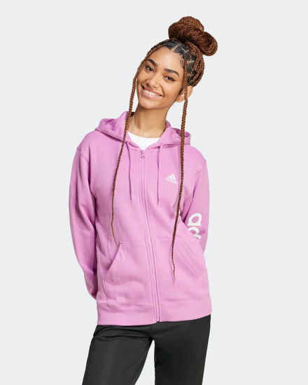 Immagine di ADIDAS - FELPA CON CAPPUCCIO PURPLE LIN FT FZ HD - IY9195