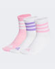 Immagine di ADIDAS - CALZE LK RIB 3PP QUARTER BIANCA/LILLA E ROSA - JG3693