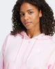 Immagine di ADIDAS - FELPA CON CAPPUCCIO ROSA 3S FT FZ HD DA DONNA - IS6998
