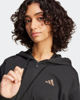 Immagine di ADIDAS - FELPA CON CAPPUCCIO NERA RC 3S FZ HD DA DONNA - JM5893