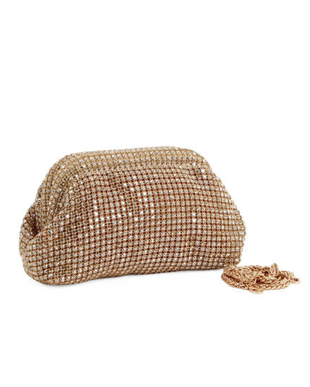 Immagine di POCHETTE TUTTA STRASS COLORATI