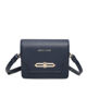 Immagine di ENRICO COVERI - Minibag blu con patta e chiusura a girello, tracolla removibile