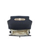 Immagine di ENRICO COVERI - Minibag blu con patta e chiusura a girello, tracolla removibile